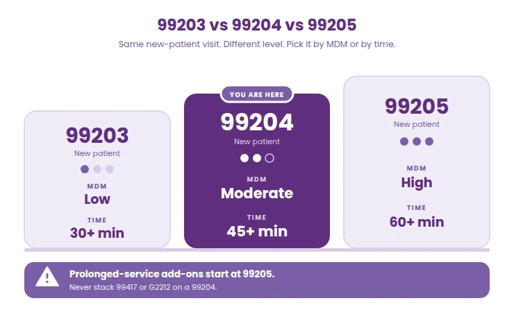 cpt-99204-level-comparison
